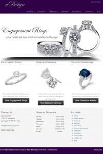 Jewelry Website Design