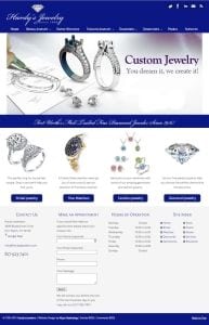 jewelry website design