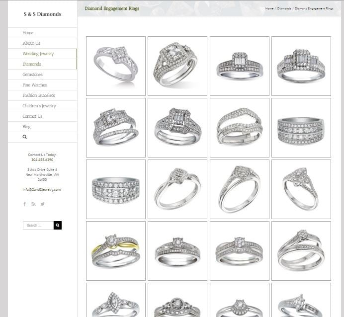 Jewelry Store Web Designer 4Spot Marketing